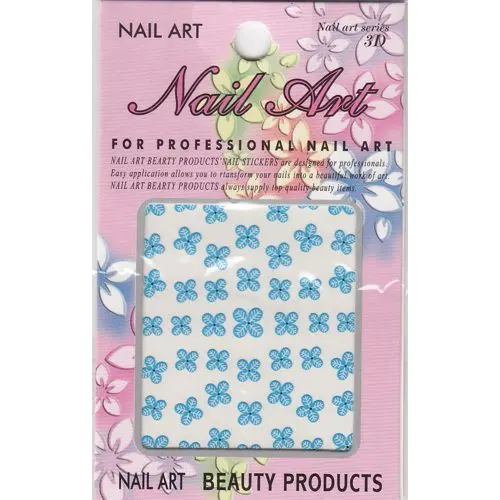 3D matricák - kék négylevelű lóherék