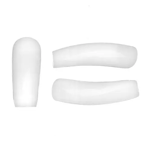 Curve - műköröm tipek tasakban, 9-es, 50db, Új