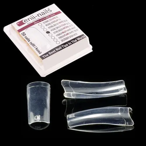 Royal Clear - átlátszó műköröm tipek, 2-es, 50db