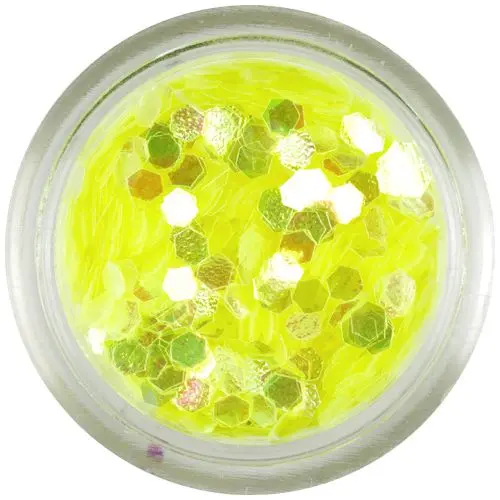 Hatszögek aquaelements - élénksárga