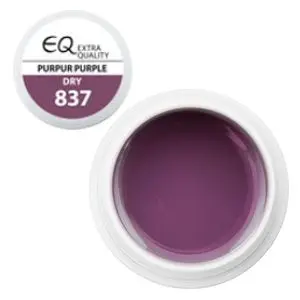 837 Dry – Purpur Purple, színes UV zselé 5g