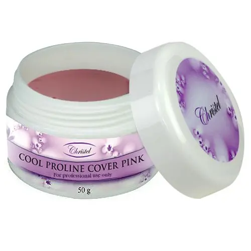 UV zselé Christel - Cool Proline Cover Pink, 50g/műköröm építő zselé