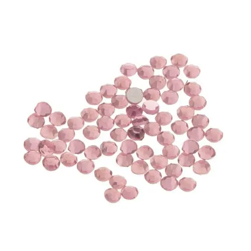 Swarovski kövek körömdíszítéshez – sötét rózsaszín, 2 mm, 50 db