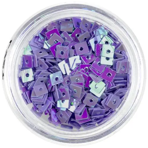 Lyukas díszítő négyzetek - világoslila