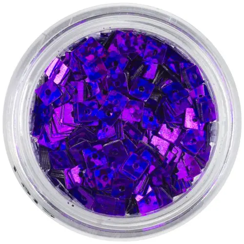 Sötétlila lyukas négyzet