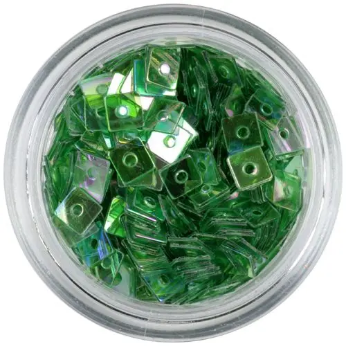 Sötétzöld lyukas négyzet