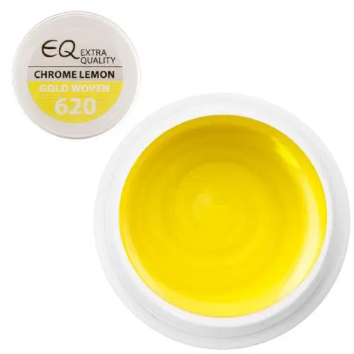 620 Gold Woven – Chrome lemon, színes UV zselé 5g