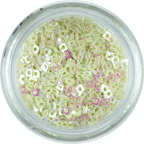 Kis lyukas konfettik - bézs négyzetek