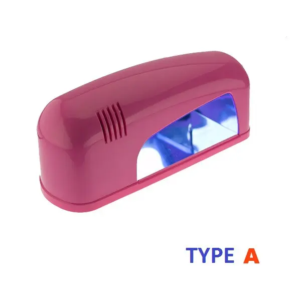 Élénk rózsaszín UV lámpa - 9W/műkörmös lámpa