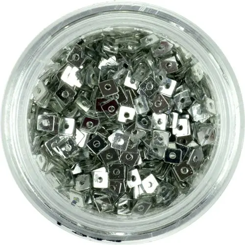 Kis lyukas négyzetek - ezüst