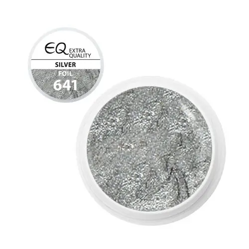 Színes UV zselé – 641 Foil Silver, 5g