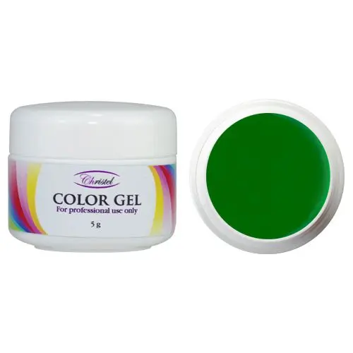 Színes UV zselé - Neon Green, 5g
