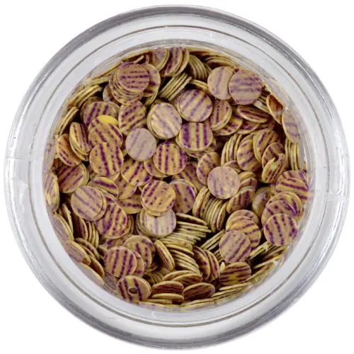 Flitter - bézs, lila csíkok