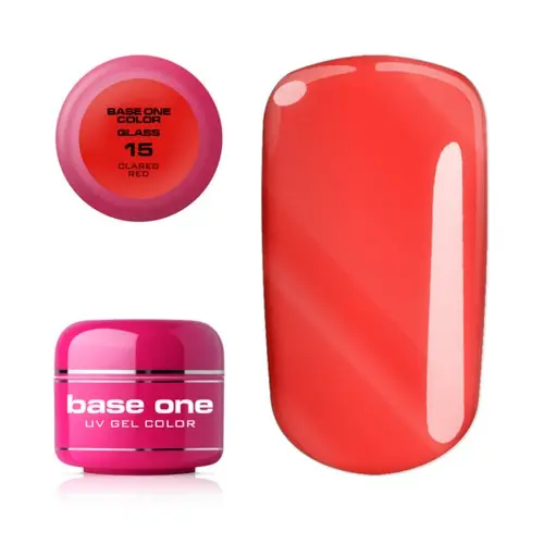 Gel Silcare Base One Color - Clared Red 15, 5g