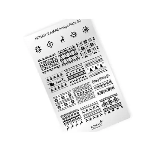 Körömnyomda sablon KONAD square 30