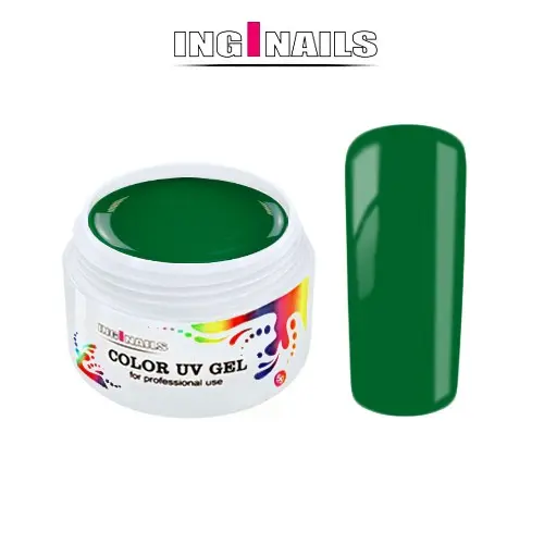 Green - 5g színes UV zselé Inginails