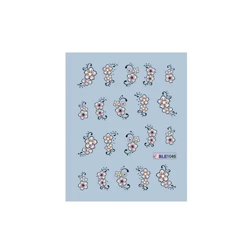 Vizes matrica virágokkal – 1046