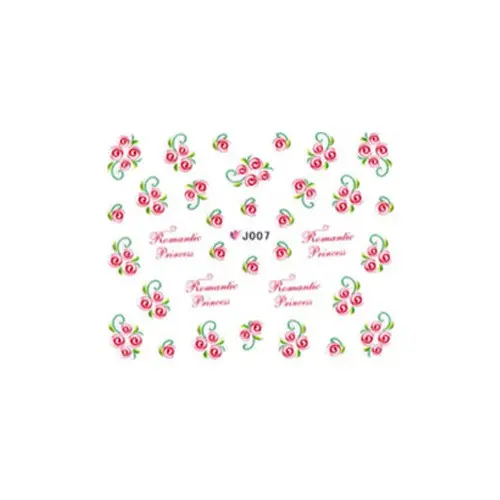 Vizes matrica vörös rózsákkal - J007