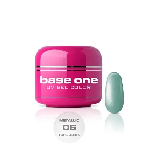Gel Silcare Base One Metallic – Turquoise 06, 5g