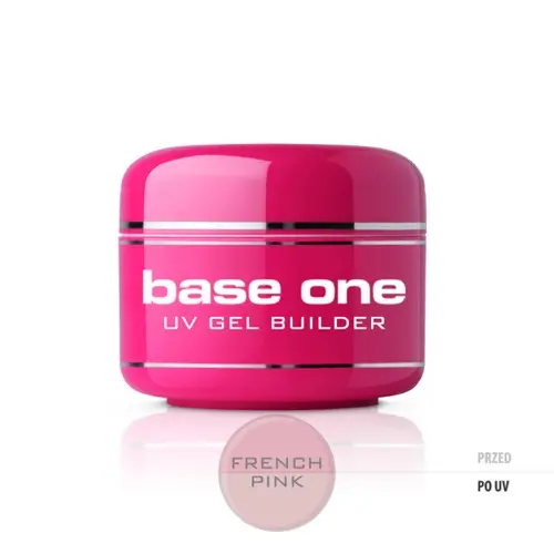 Silcare Base One Gel French – Pink, 5g/műköröm építő zselé