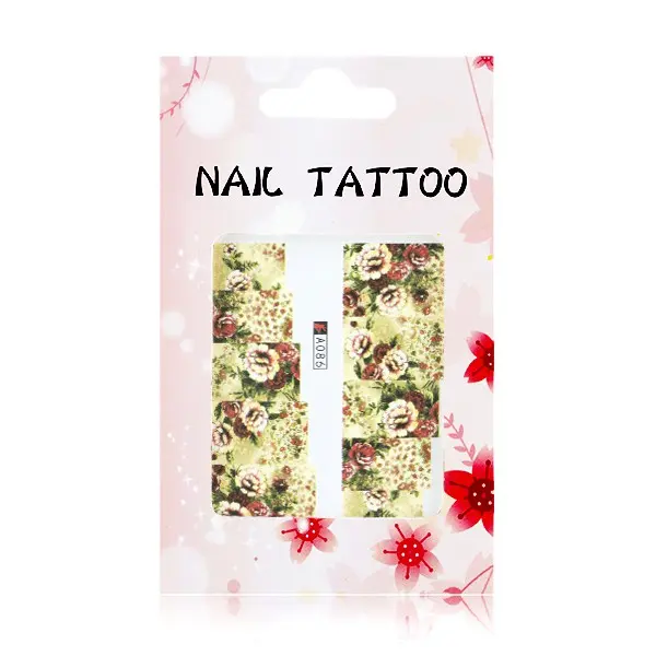 Luxus vizes matrica – Virágok – A086