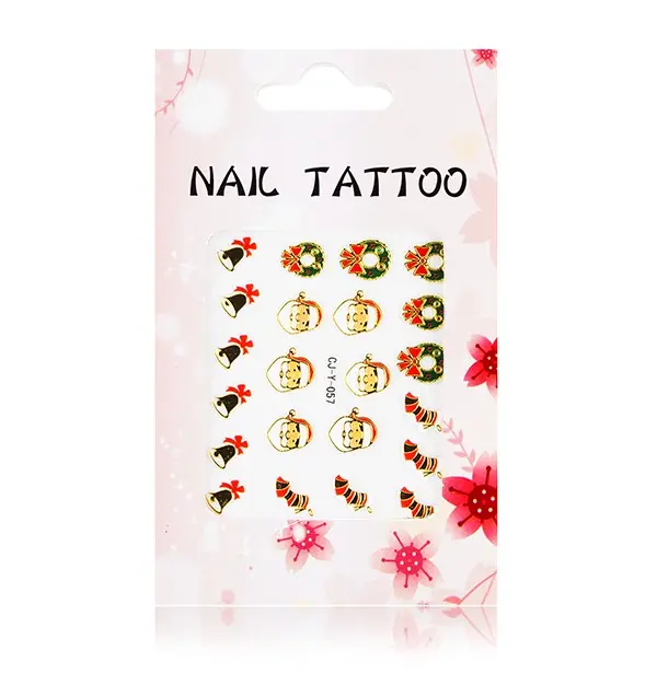 3D körömmatrica – Christmas – CJ-Y-057