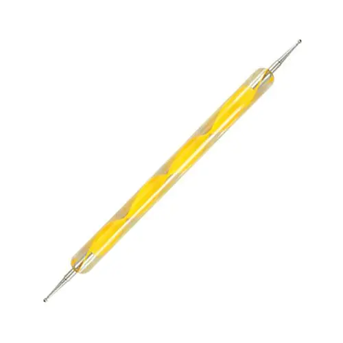 Díszítő toll, narancssárga - kis és nagy golyó