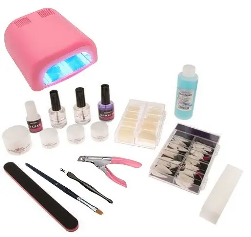 3 - fázisú rendszer - UV Gel Profi 3 készlet nagy, 4 fénycsöves UV lámpa