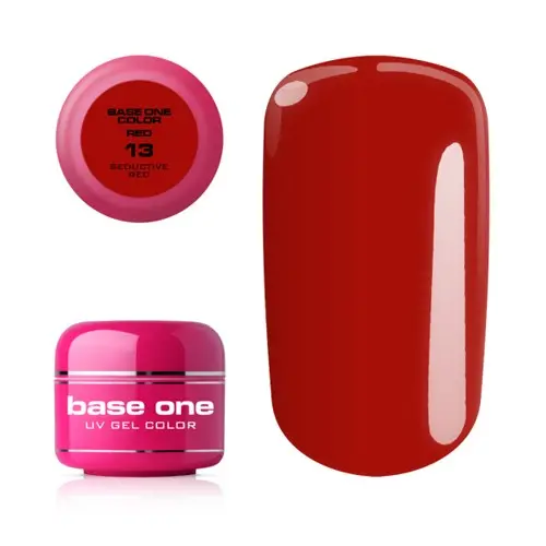 Gel Silcare Base One Color RED - Seductive Red 13, 5g