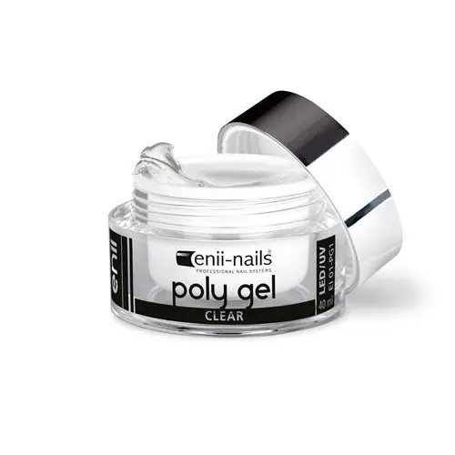 Enii nails Poly Gel - Clear, 10ml/