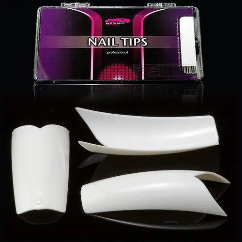 Tipek Inginails 1-10 mix, 100db-os box - French Valley White