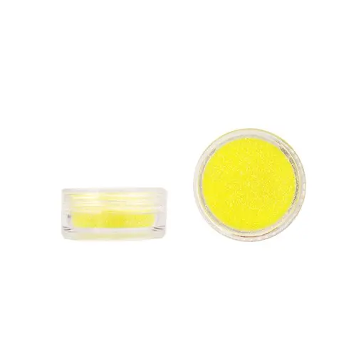 Glitteres díszítőpor - citrom sárga