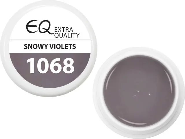 Extra Quality UV zselé - 1068 Snowy Violets
