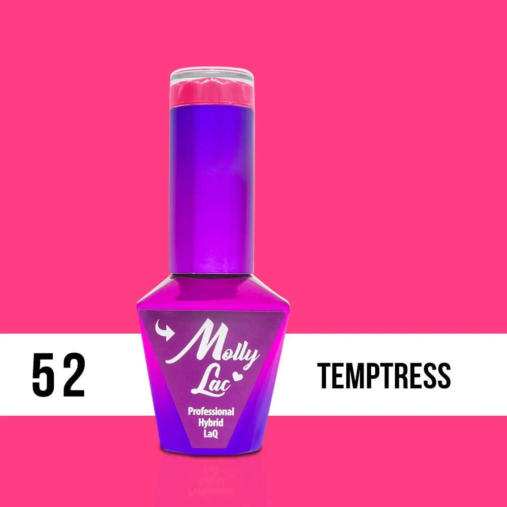 MOLLY LAC gél lakk Inspired by You Temptress 52, 10ml/gél lakk készítés