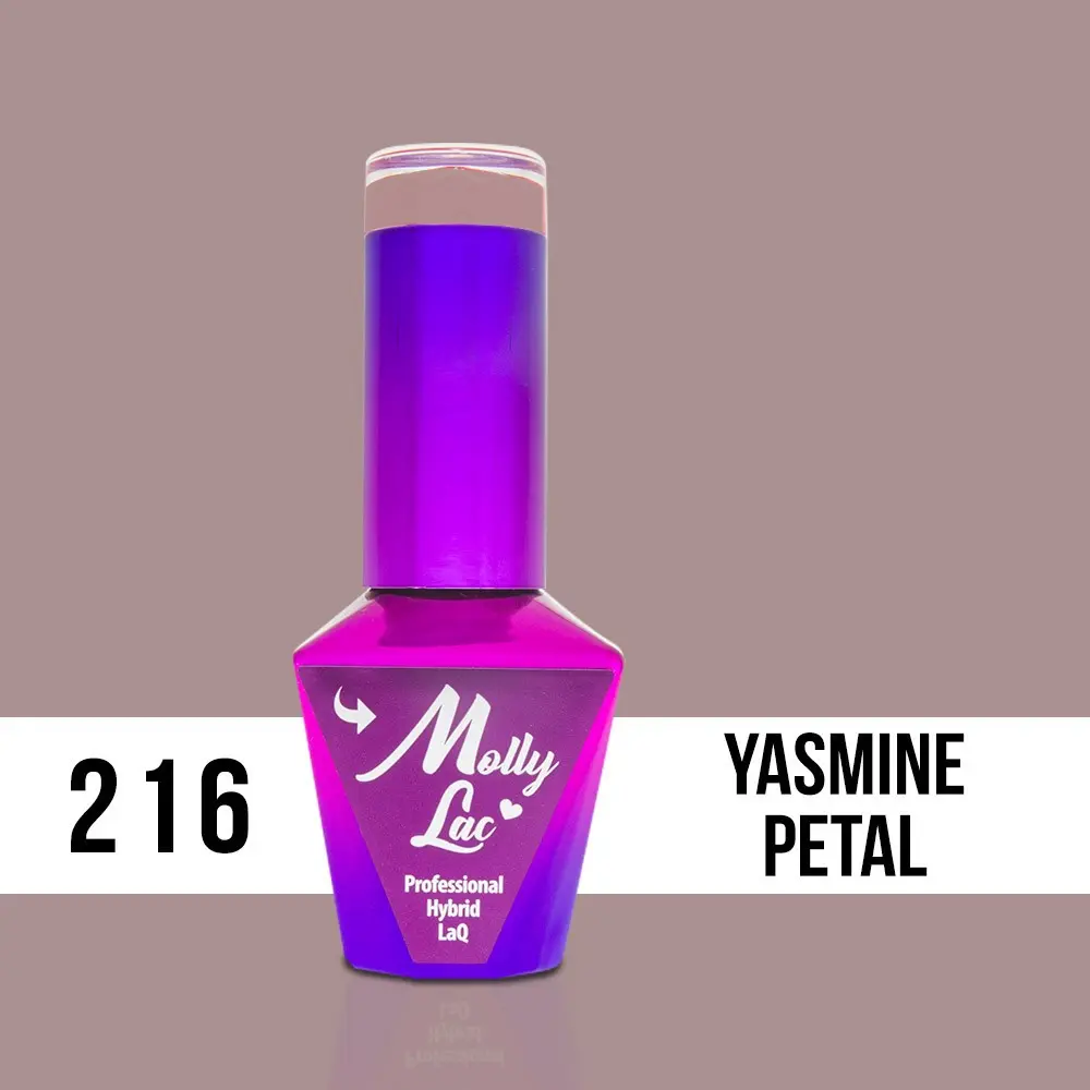 MOLLY LAC gél lakk Obsession Yasmine Petal 216, 10ml/gél lakk készítés
