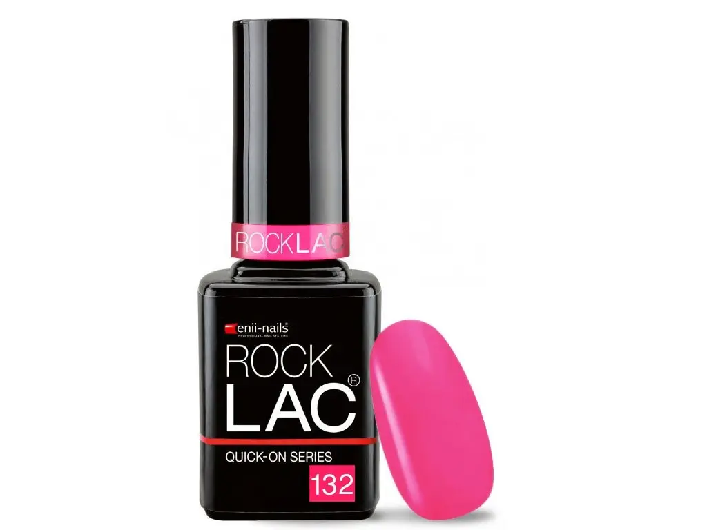 RockLac 132 - neon rózsaszín,csillámmal 11ml