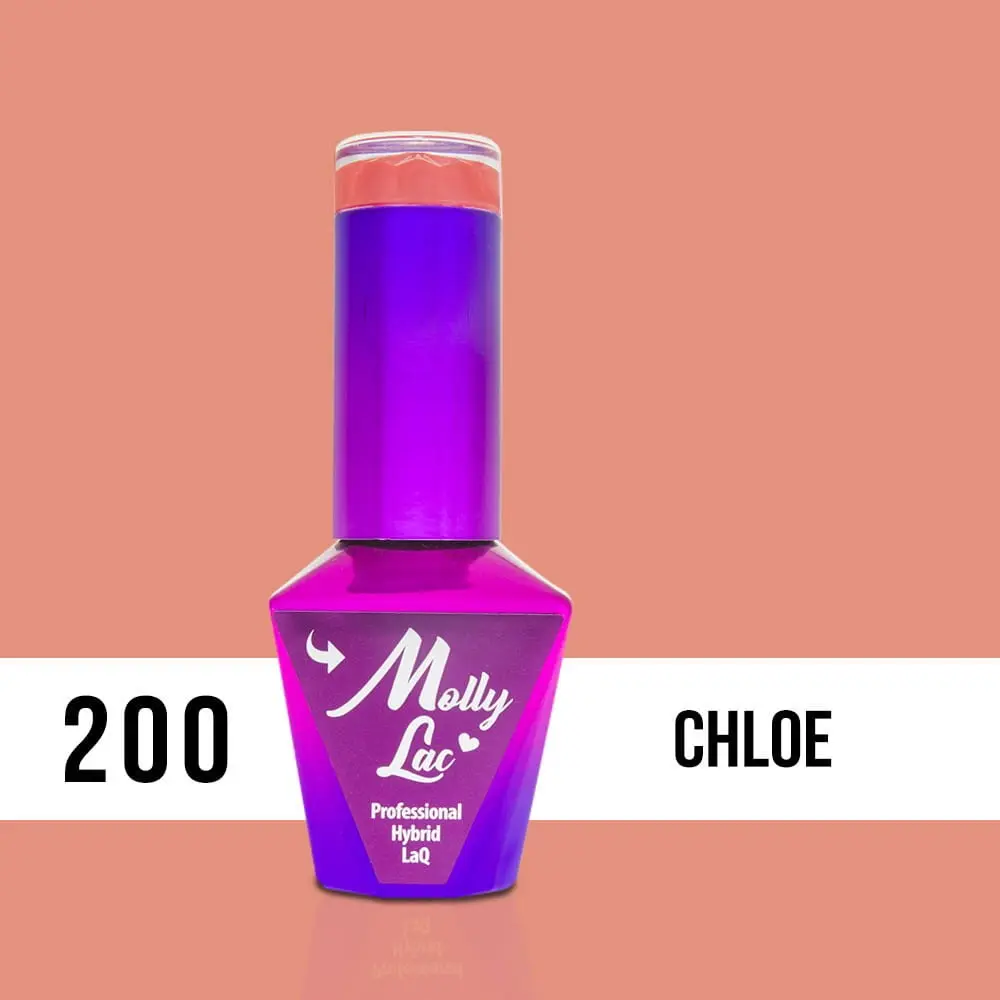 MOLLY LAC UV/LED gél lakk Sensual - Chloe 200, 10ml/gél lakk készítés