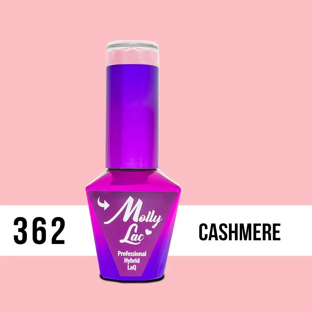 MOLLY LAC UV/LED gél lakk Silk Cotton - Cashmere 362, 10ml/gél lakk készítés