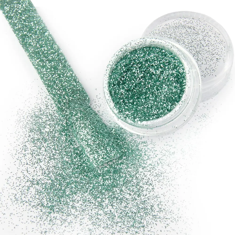 Glitteres díszítő por - Velvet Effect 12-es, zöld, 3g
