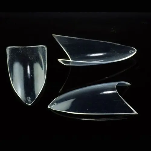 Oval French Clear, 50db-os box - műkörmök Inginails 1-10 mix