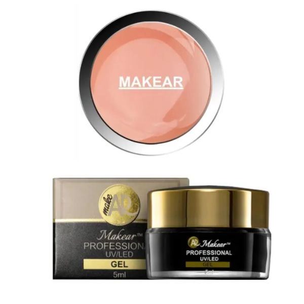 Építő UV zselé Makear G13 - Peach light (cover), 5ml