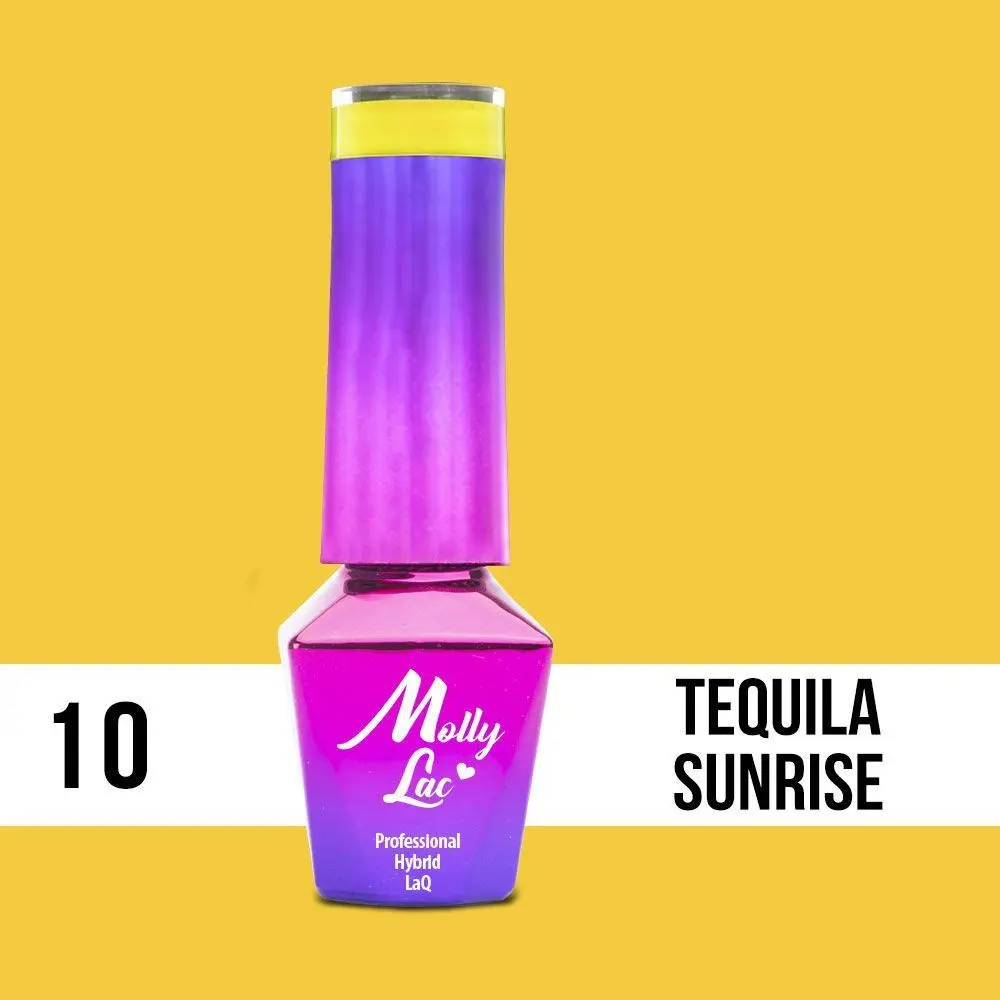 MOLLY LAC UV/LED Cocktails and Drinks - Tequila Sunrise 10, 10ml/gél lakk készítés