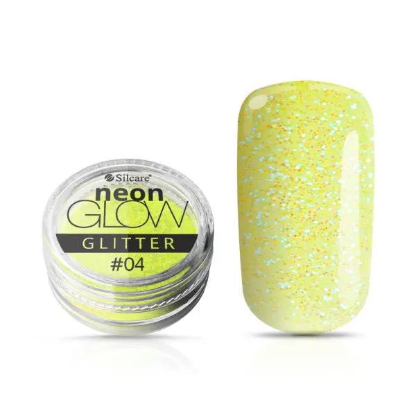 Neon Glow Glitter, 04 - Yellow, 3g