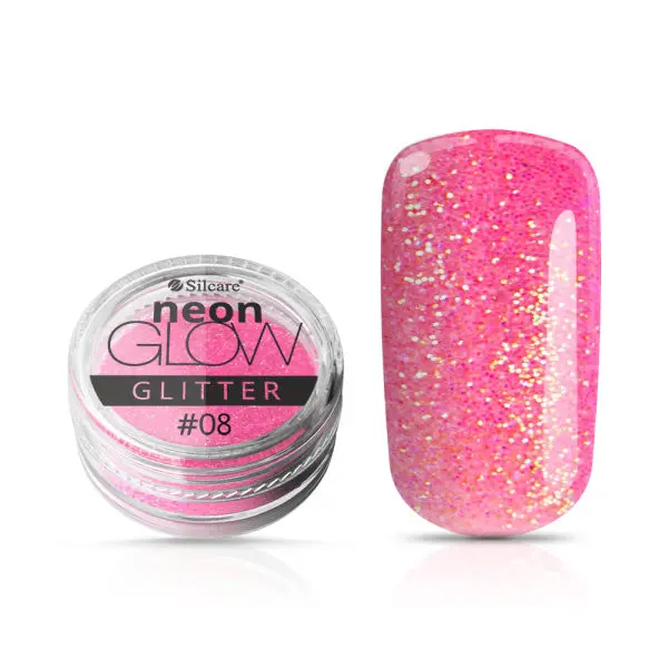 Neon Glow Glitter, 08 - Pink, 3g