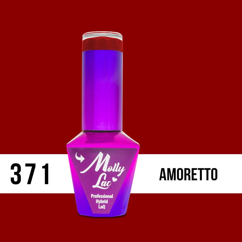 MOLLY LAC UV/LED Pin Up Girl - Amoretto 371, 10ml/gél lakk készítés