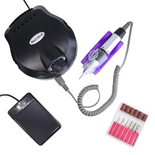 Körömcsiszoló szabályozható fordulatszámmal – fekete