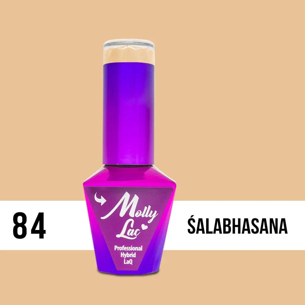 MOLLY LAC UV/LED gél lakk Yoga - Śalabhasana 84, 10ml/gél lakk készítés