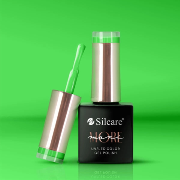 UV gél lakk/gél lakk készítés - maniMORE 47 Bright Green, 10ml