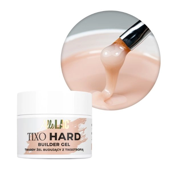 UV/LED építő zselé - AlleLac Tixo Hard Light Nude, 45g