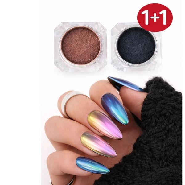 Mirror effect csillámpor - 1+1 INGYENES AKCIÓ